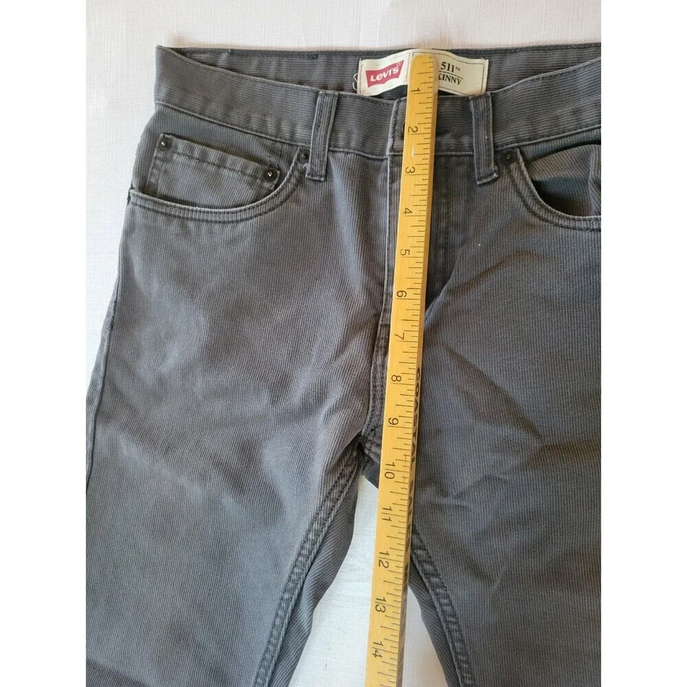 Levi’s 511 Slim Fit Gray Jeans 28W x 28L - Men’s 16 Reg